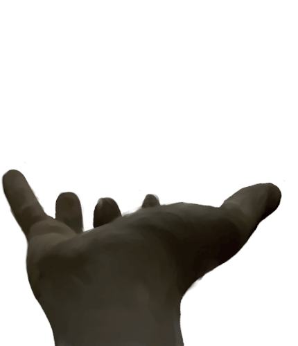 reaching-hand